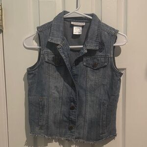 American Girl Blue Denim Vest